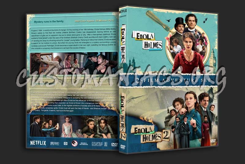 Enola Holmes Double Feature dvd cover