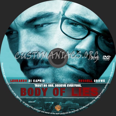 Body of Lies dvd label