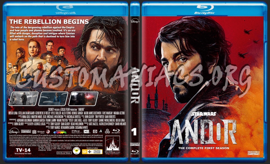 Andor Season 1 blu-ray cover