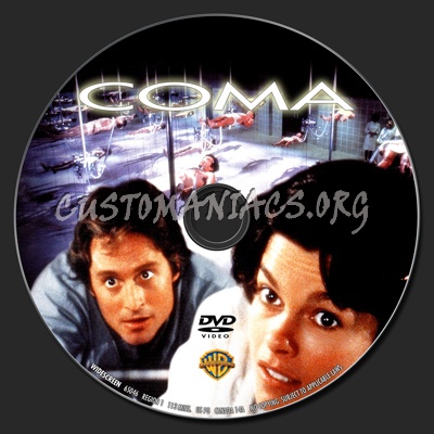 Coma dvd label