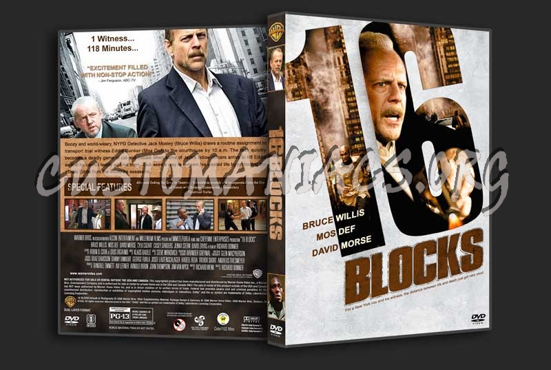 16 Blocks dvd cover