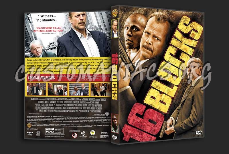 16 Blocks dvd cover