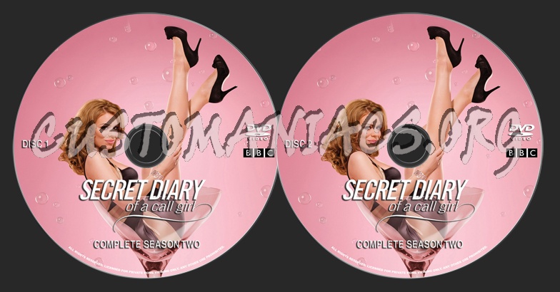 Secret Diary Of A Call Girl Season 2 dvd label