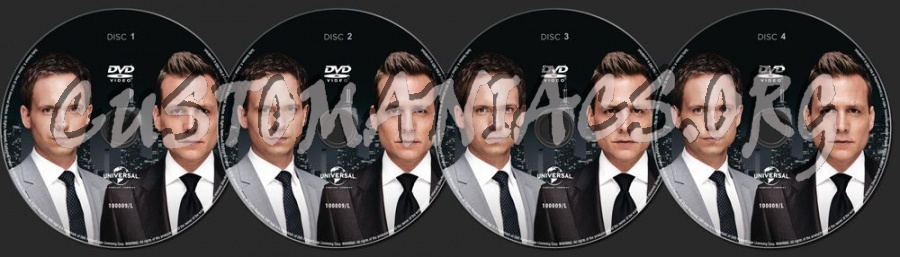 Suits Season 4 dvd label
