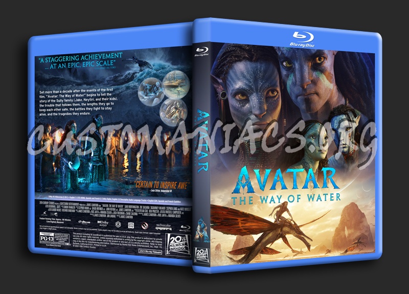 Avatar: The Way Of Water (aka Avatar 2) dvd cover