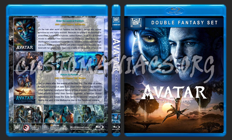 Avatar Collection blu-ray cover