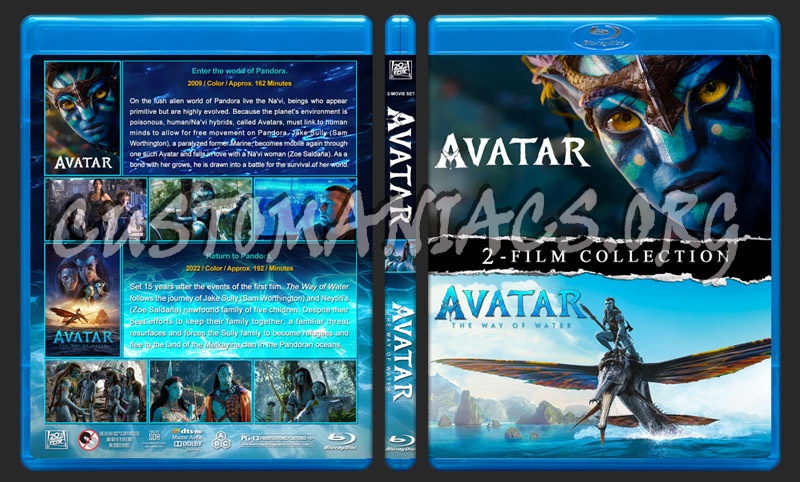 Avatar Double Feature blu-ray cover