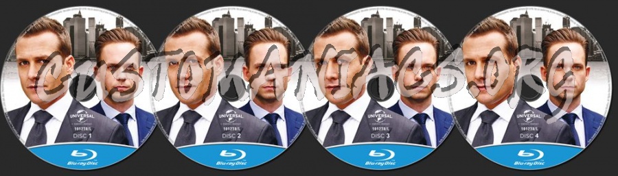 Suits Season 5 blu-ray label