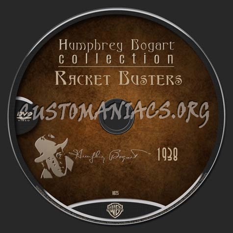 Bogart Collection 25 Racket Busters (1938) dvd label