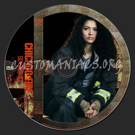Chicago Fire - season 10 dvd label