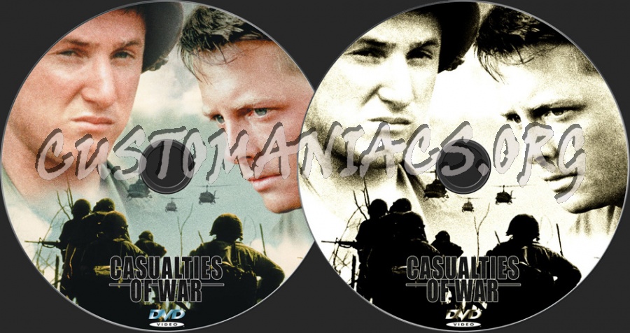 Casualties of War dvd label