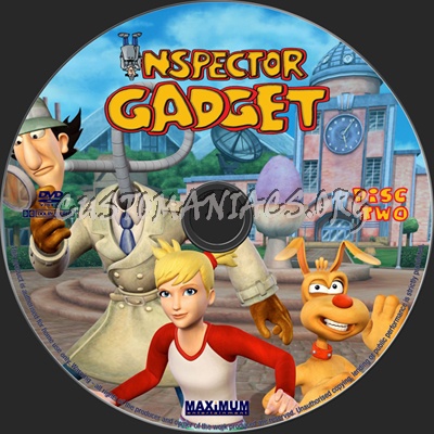 Inspector Gadget dvd label