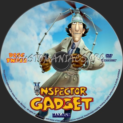 Inspector Gadget dvd label