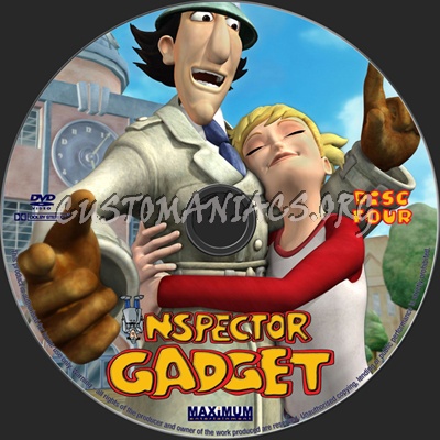 Inspector Gadget dvd label