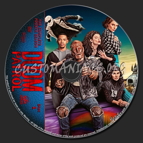 Doom Patrol Season 4 dvd label