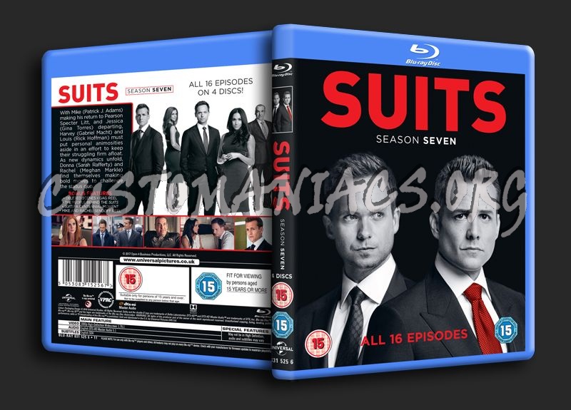 Suits Season 7 blu-ray cover