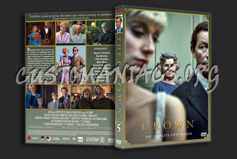 The Crown - Season 5 dvd cover