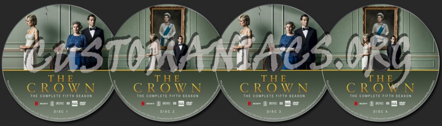 The Crown - Season 5 dvd label