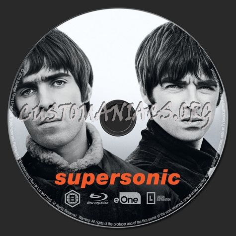 Supersonic blu-ray label