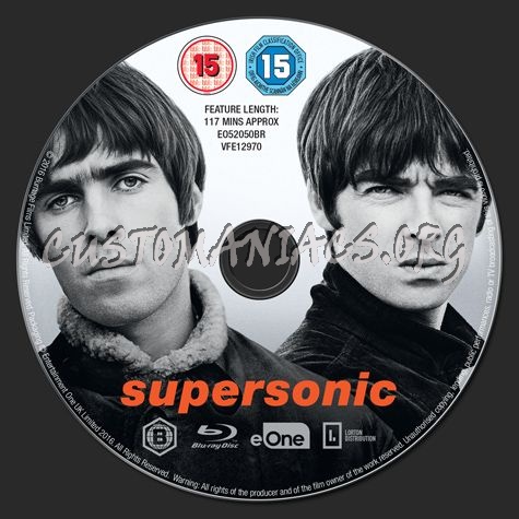 Supersonic blu-ray label