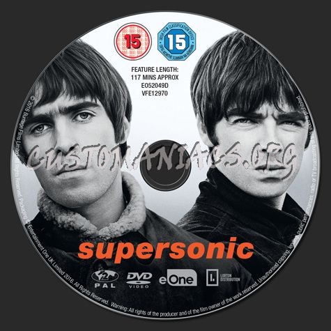 Supersonic dvd label