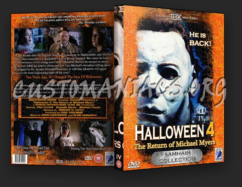 Halloween 4 Samhain Edition dvd cover