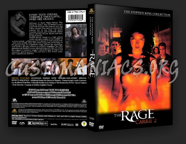 Carrie 2: The Rage dvd cover