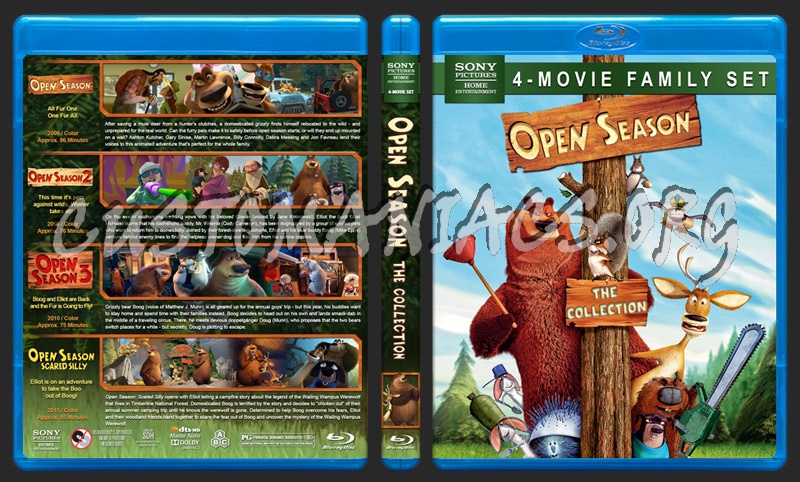 Open Season: The Collection blu-ray cover