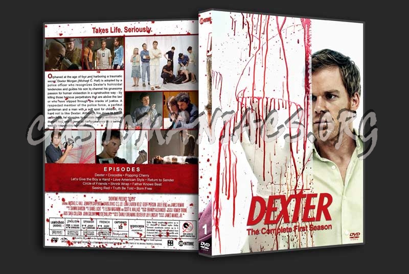 Dexter - The Complete Series (spanning spine) dvd cover