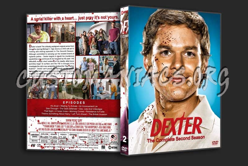 Dexter - The Complete Series (spanning spine) dvd cover
