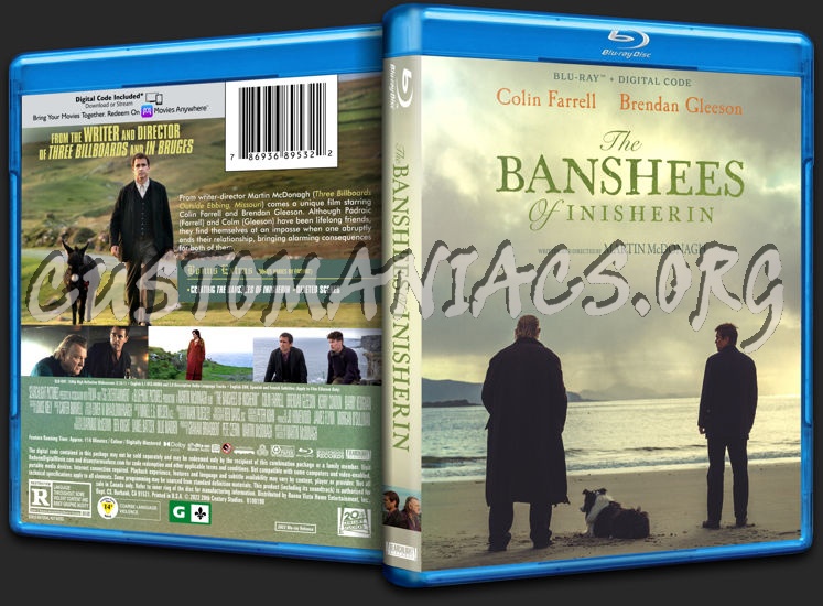 The Banshees of Inisherin (2022) blu-ray cover