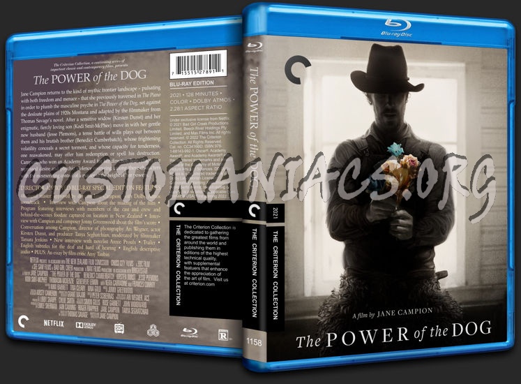 1158 - The Power of the Dog blu-ray cover