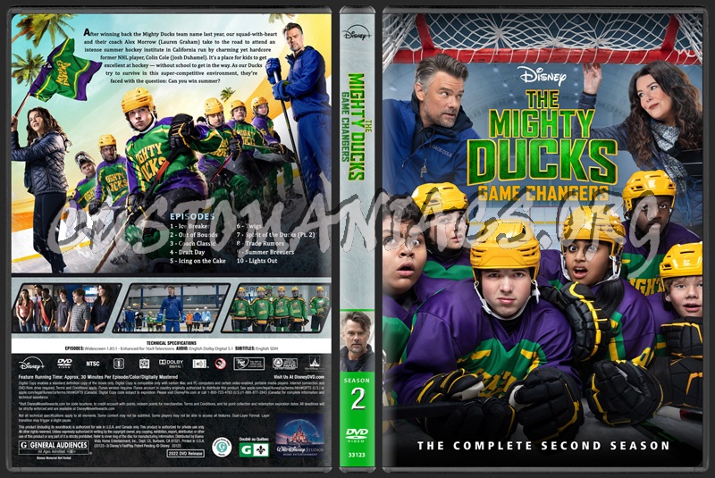 The Mighty Ducks - Game Changers - Season 2 dvd cover