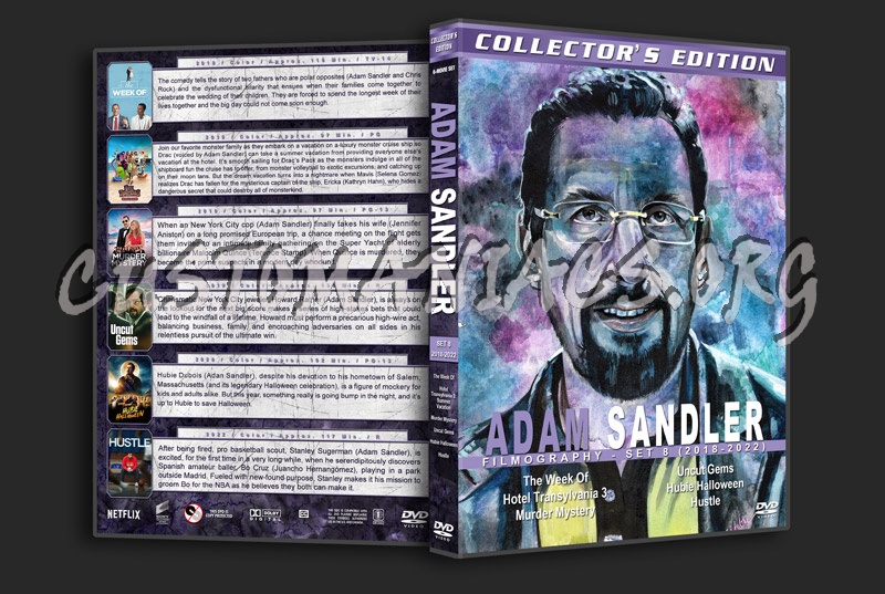 Adam Sandler - Set 8 (2018-2022) dvd cover