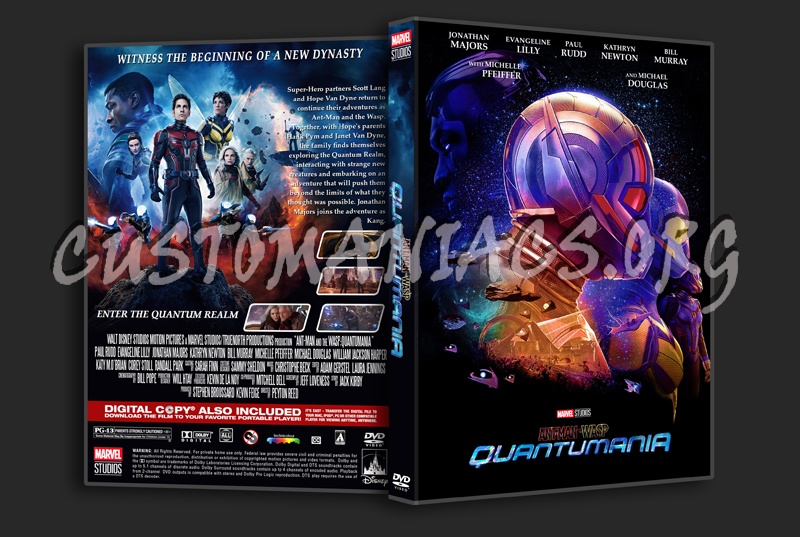 Ant-Man And The Wasp Quantumania dvd cover