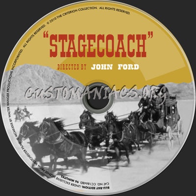 516 - Stagecoach dvd label