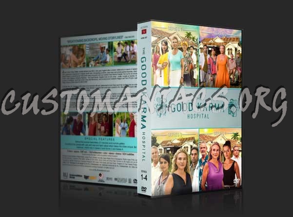 The Good Karma Hospital - Series 1-4 dvd cover