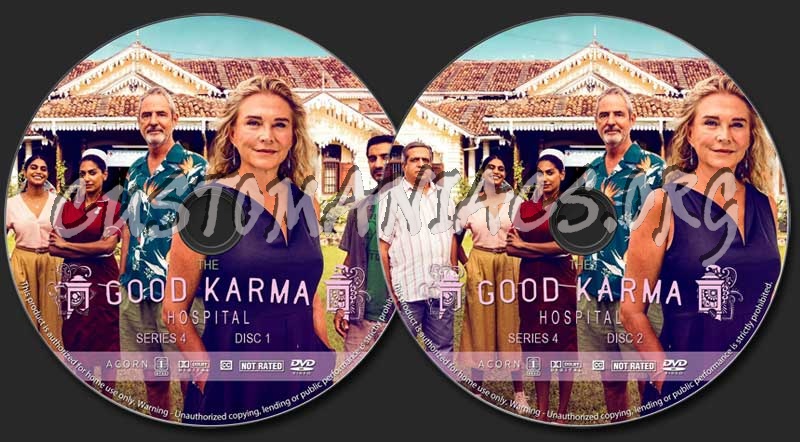 The Good Karma Hospital - Series 4 dvd label