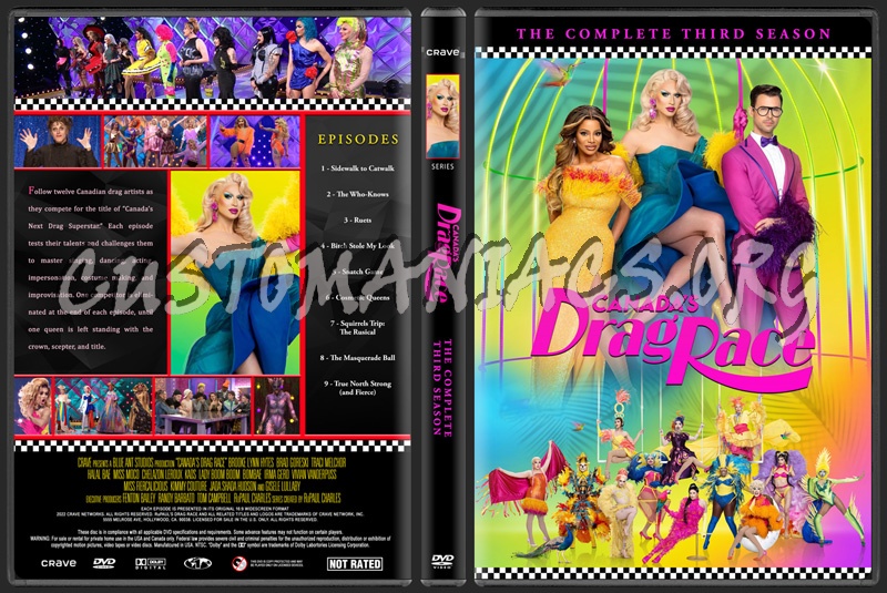 Canada's Drag Race - Season 3 dvd cover