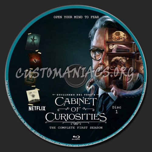 Cabinet Of Curiosities Season 1 blu-ray label