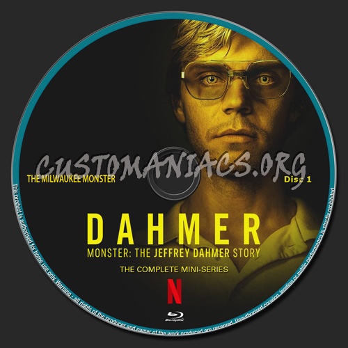 Dahmer Mini-Series blu-ray label