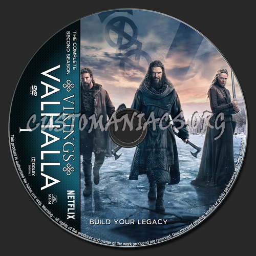 Vikings Valhalla Season 2 dvd label