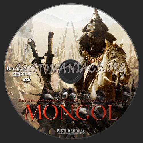 Mongol dvd label