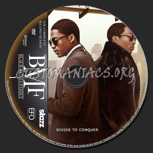 BMF Season 2 dvd label