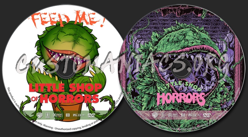 Little Shop of Horrors dvd label