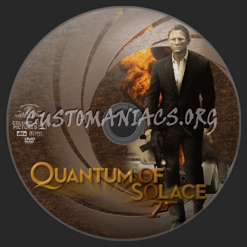 Quantum Of Solace dvd label
