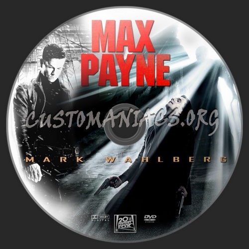 Max Payne dvd label