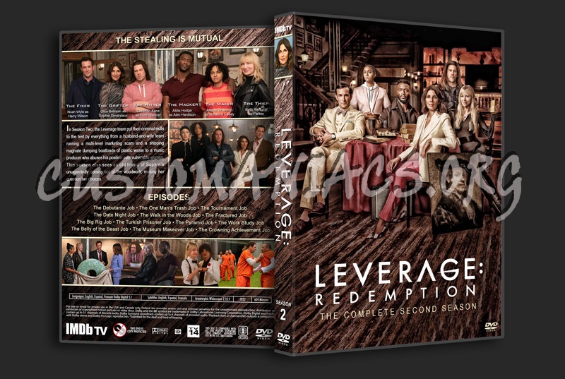 Leverage: Redemption - Season 2 dvd cover