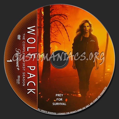 Wolf Pack Season 1 dvd label