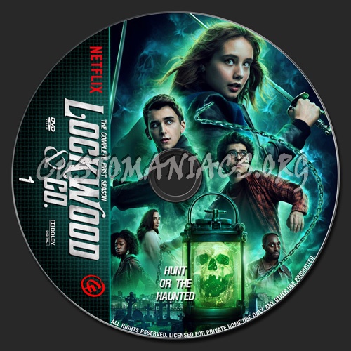 Lockwood & Co Season 1 dvd label